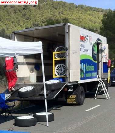 Mercasosa rally team vende camión de asistencia man 163