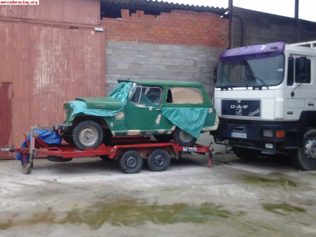 Vendo remolque portacoches 2 ejes 2000kg 1200€