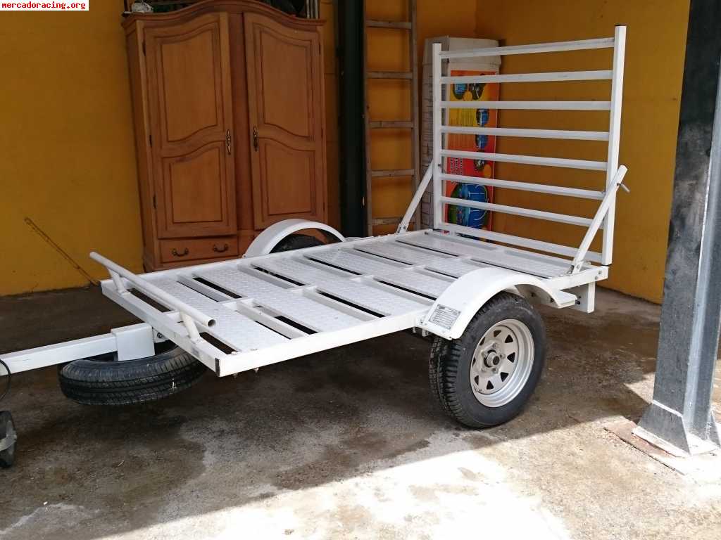 Remolque para 2 motos  o 2 karts o 1 quad