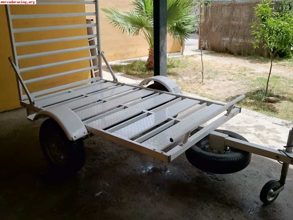Remolque para 2 motos  o 2 karts o 1 quad