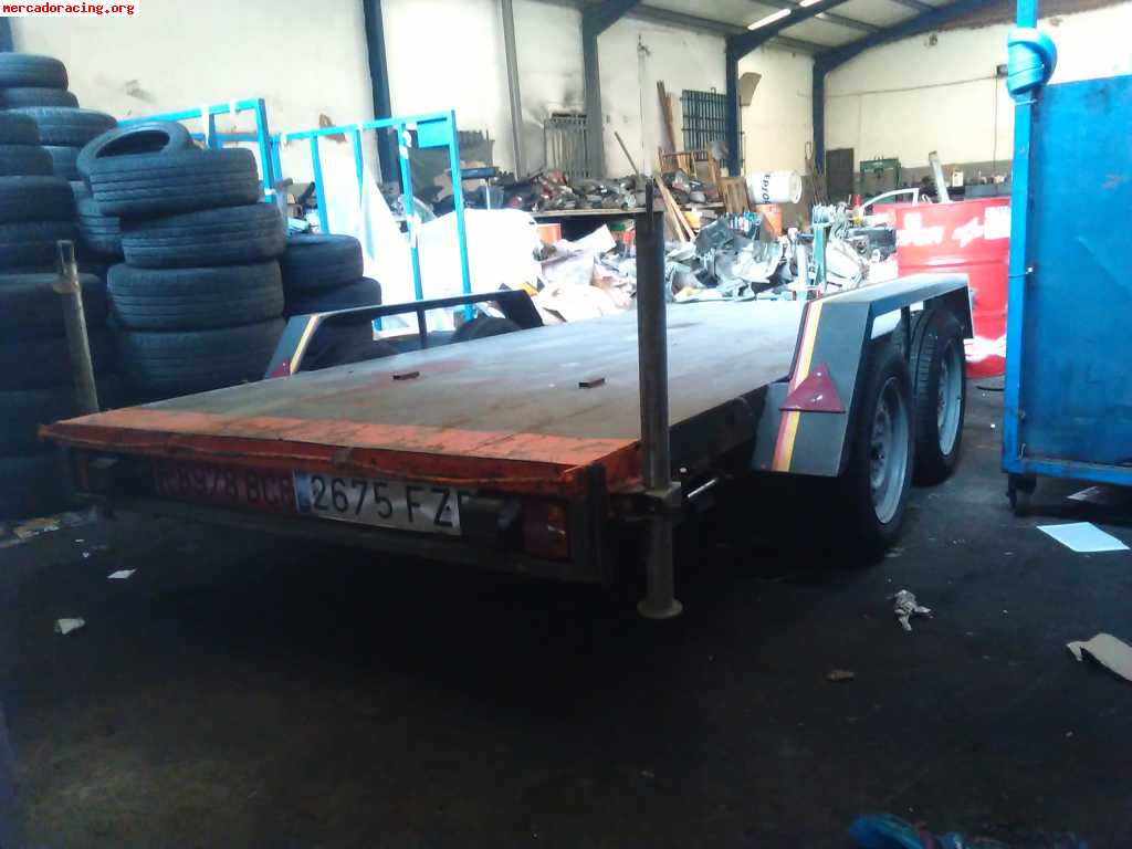 Se vende remolque portacoches 1500 kilos