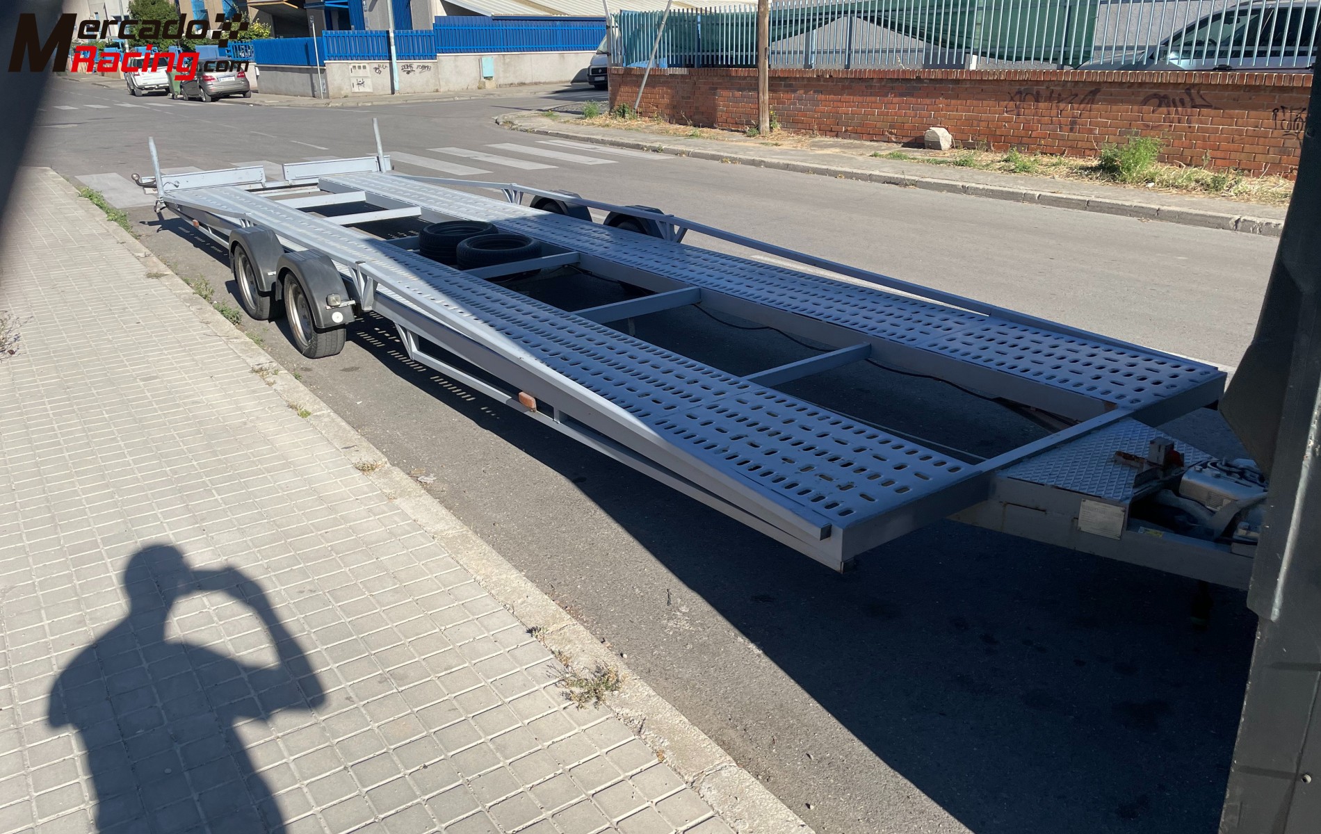 Se vende remolque doble de 9,20 metros y de 3500kg