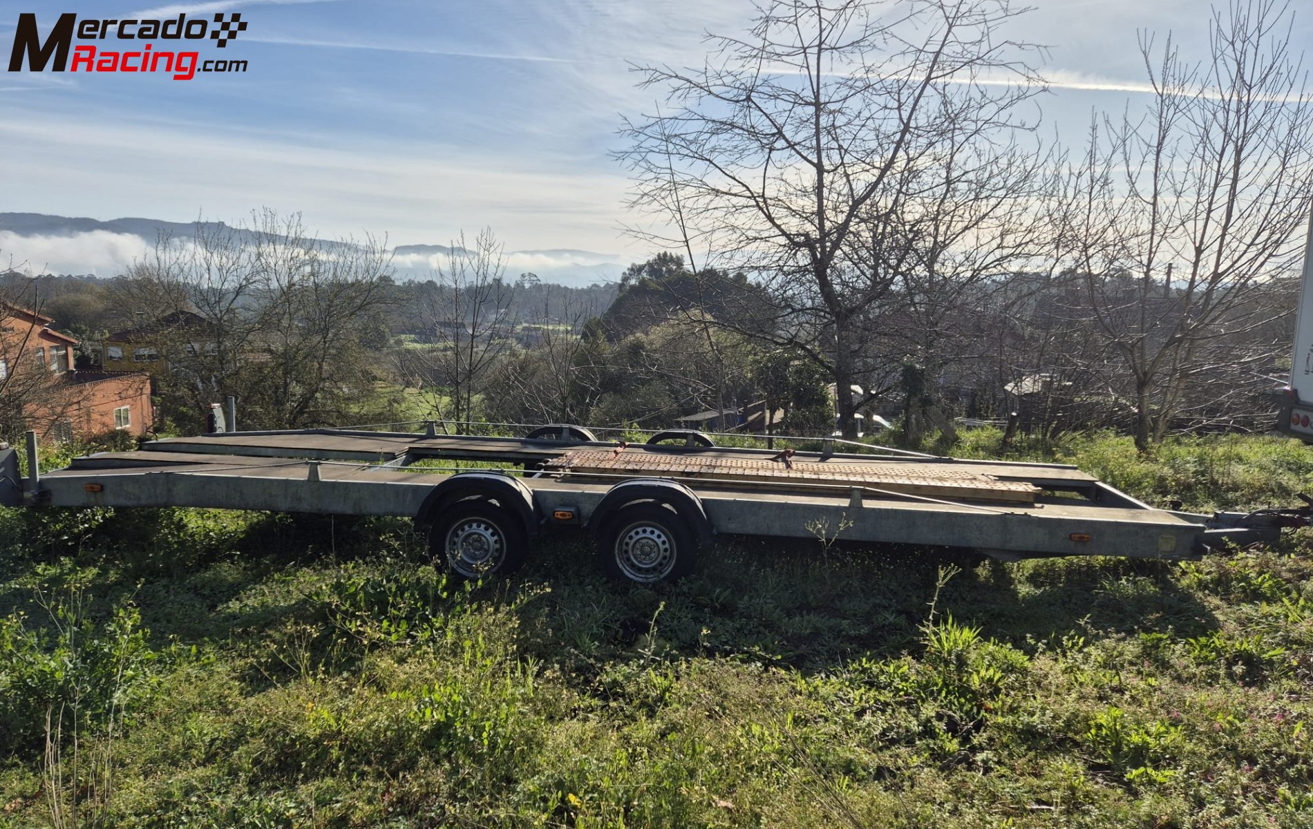 Plataforma descansabacas remolque portavehiculos  2020