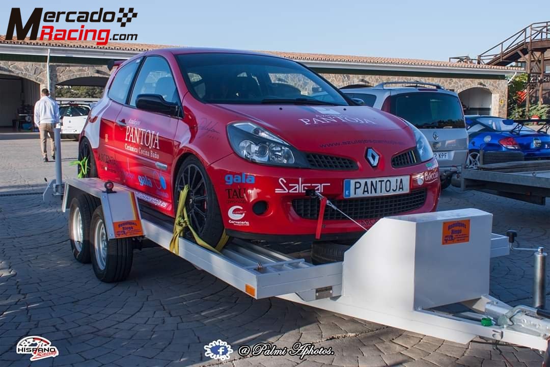 Venta de remolque plataforma con cabrestante motorizado