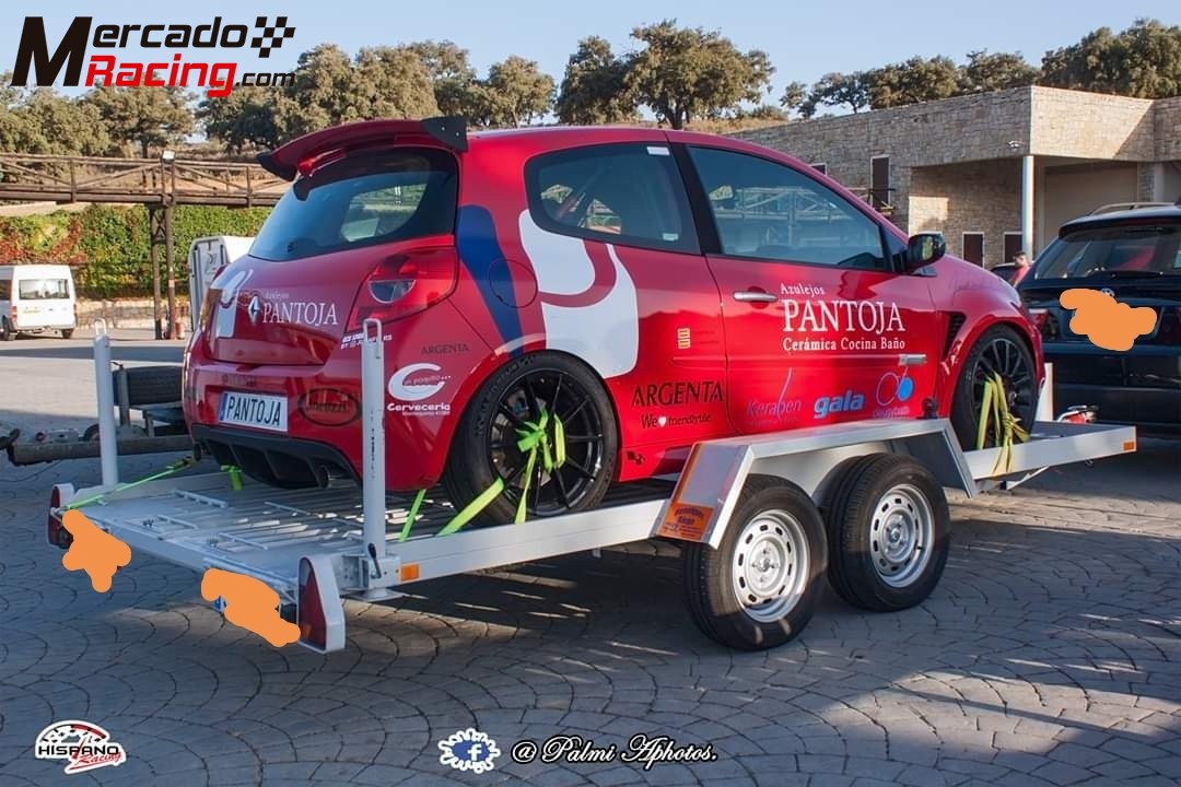 Venta de remolque plataforma con cabrestante motorizado