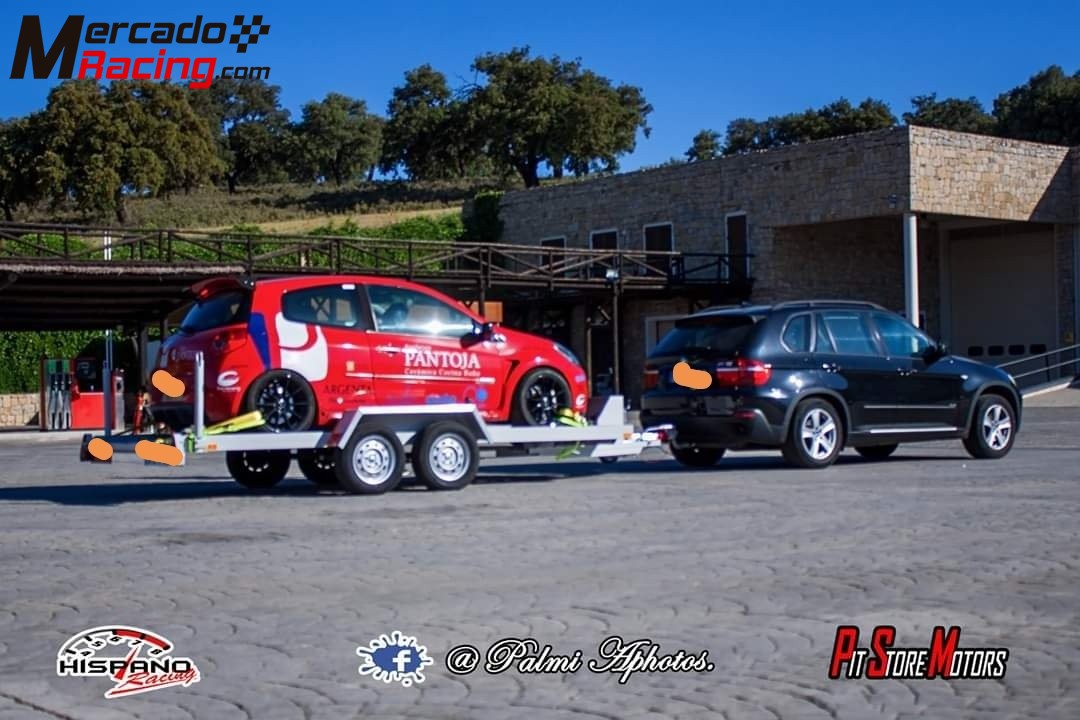 Venta de remolque plataforma con cabrestante motorizado