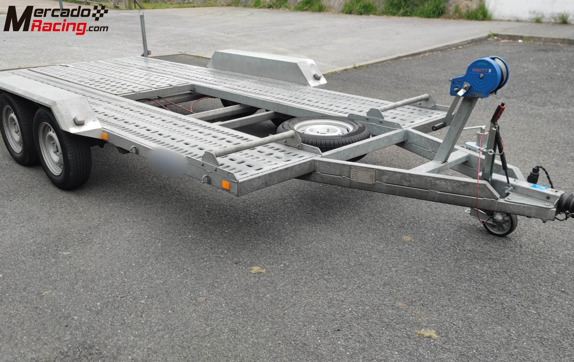 Remolque portacoches 2000kg 2023