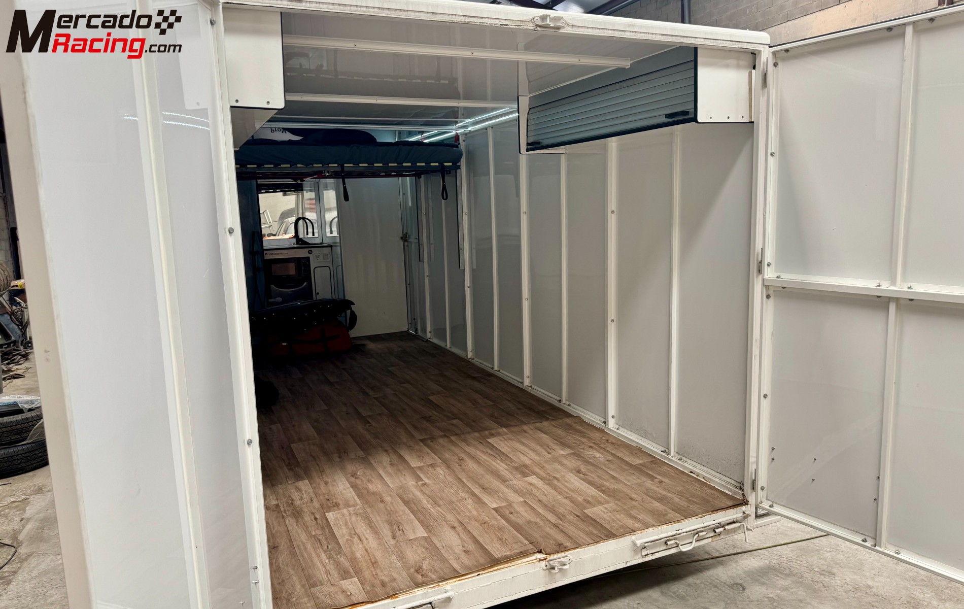 Remolque vivienda y porta coches