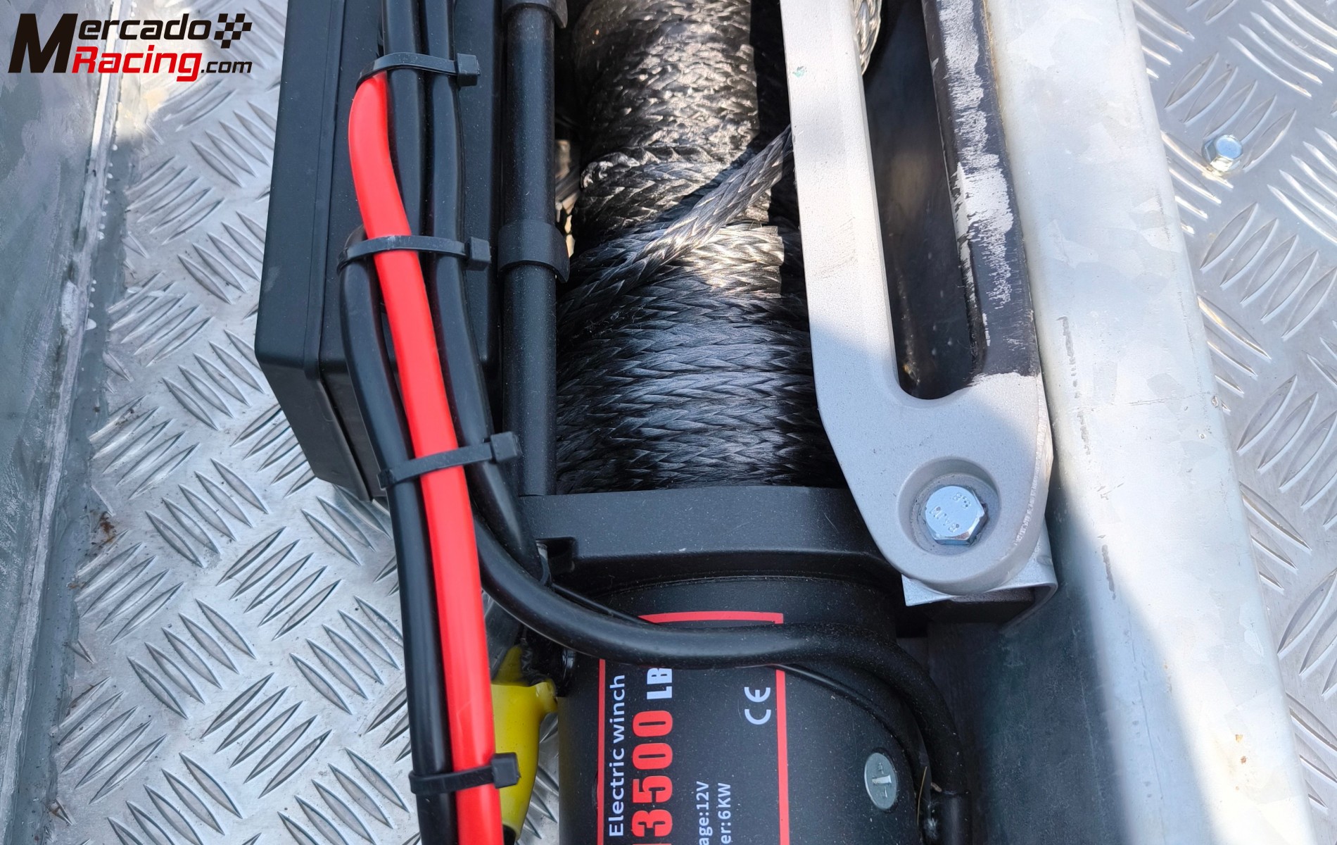 Remolque portacoches basculante 3 ejes 3500kg 6m