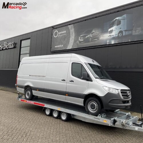 Remolque portacoches basculante 3 ejes 3500kg 6m