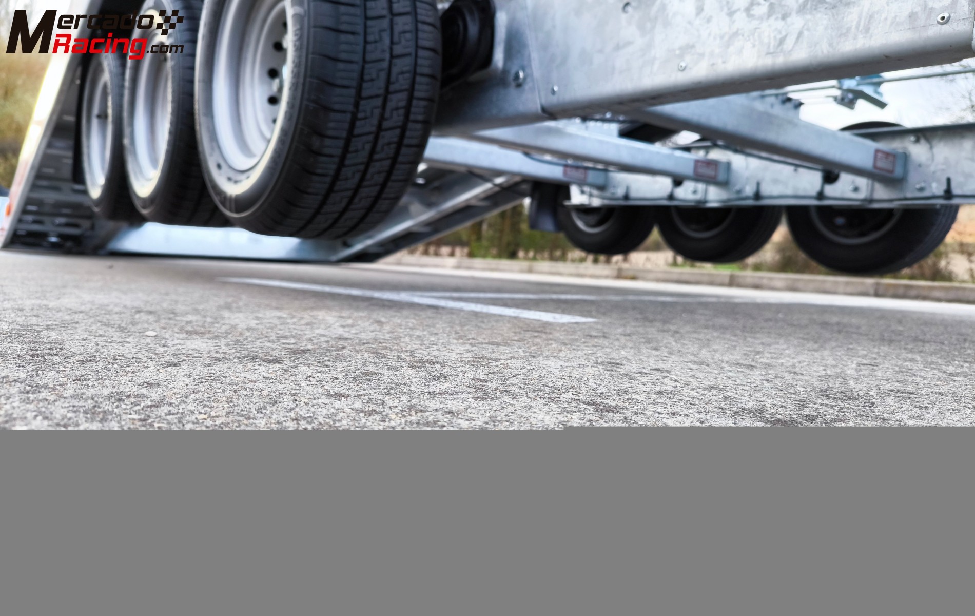  remolque portacoches basculante 3 ejes 3500kg 