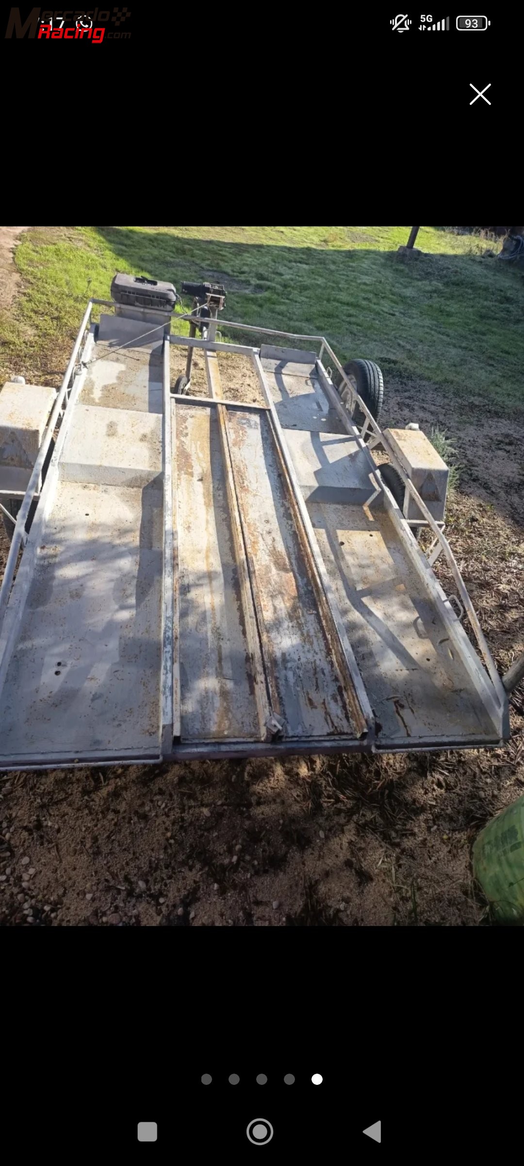 Remolque 750 kilos con documentacion