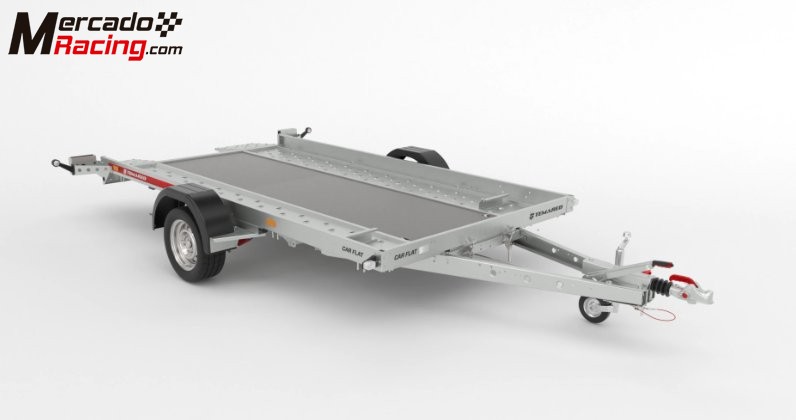 Vendo remolque plataforma porta vehículos basculante
