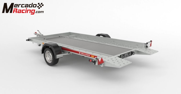 Vendo remolque plataforma porta vehículos basculante