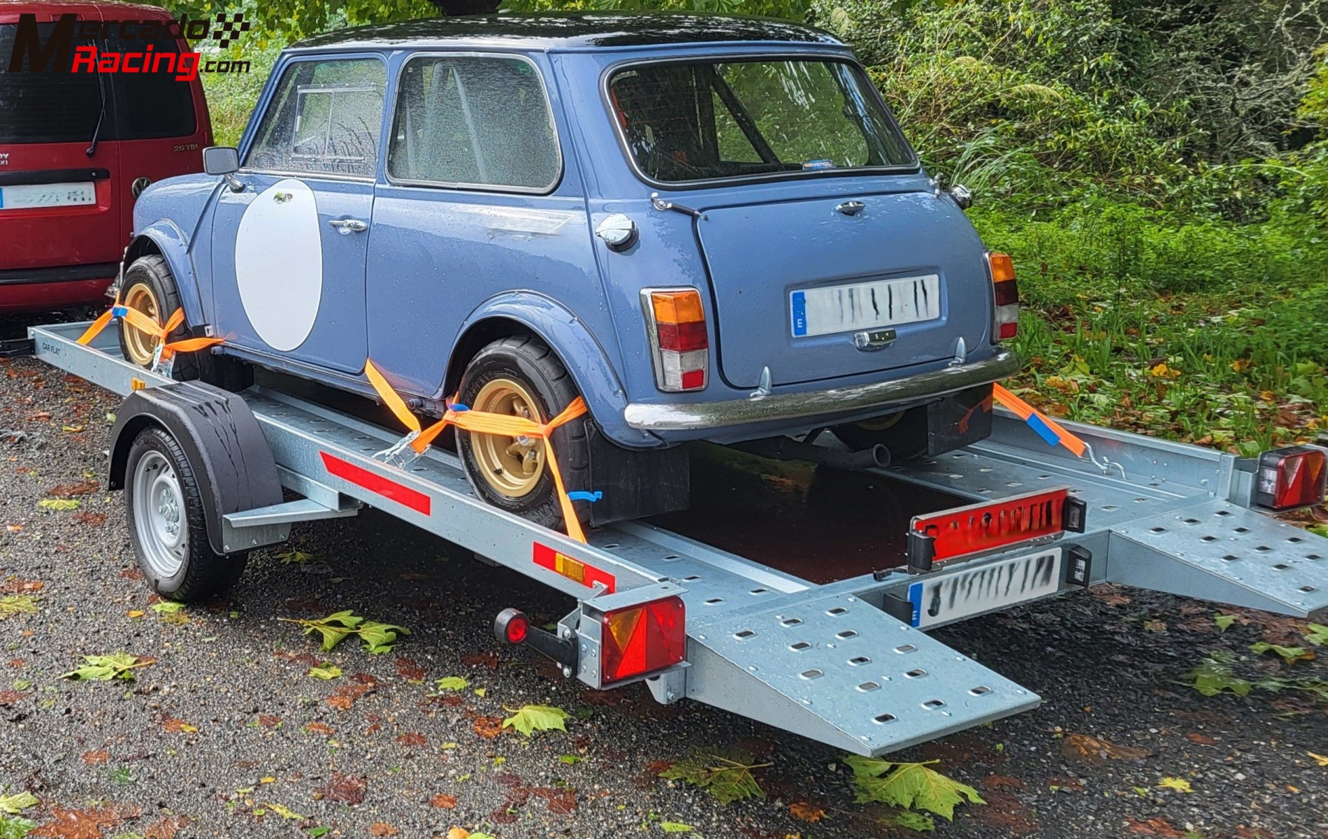 Vendo remolque plataforma porta vehículos basculante