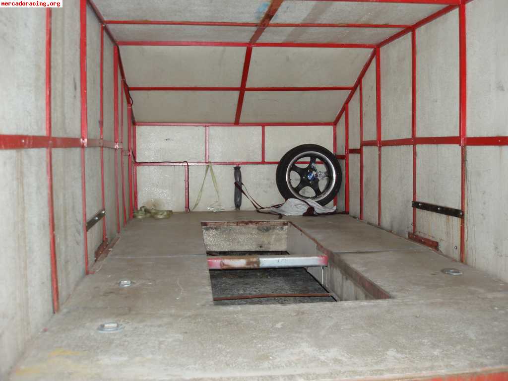 Remolque cerrado para formula cm o kartcross.