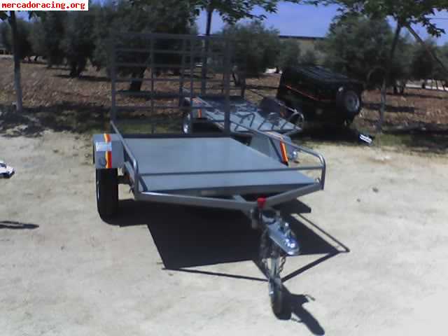 Remolque para quads, motos, etc, plataforma 220 x 130