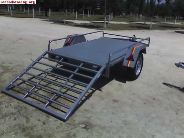 Remolque para quads, motos, etc, plataforma 220 x 130