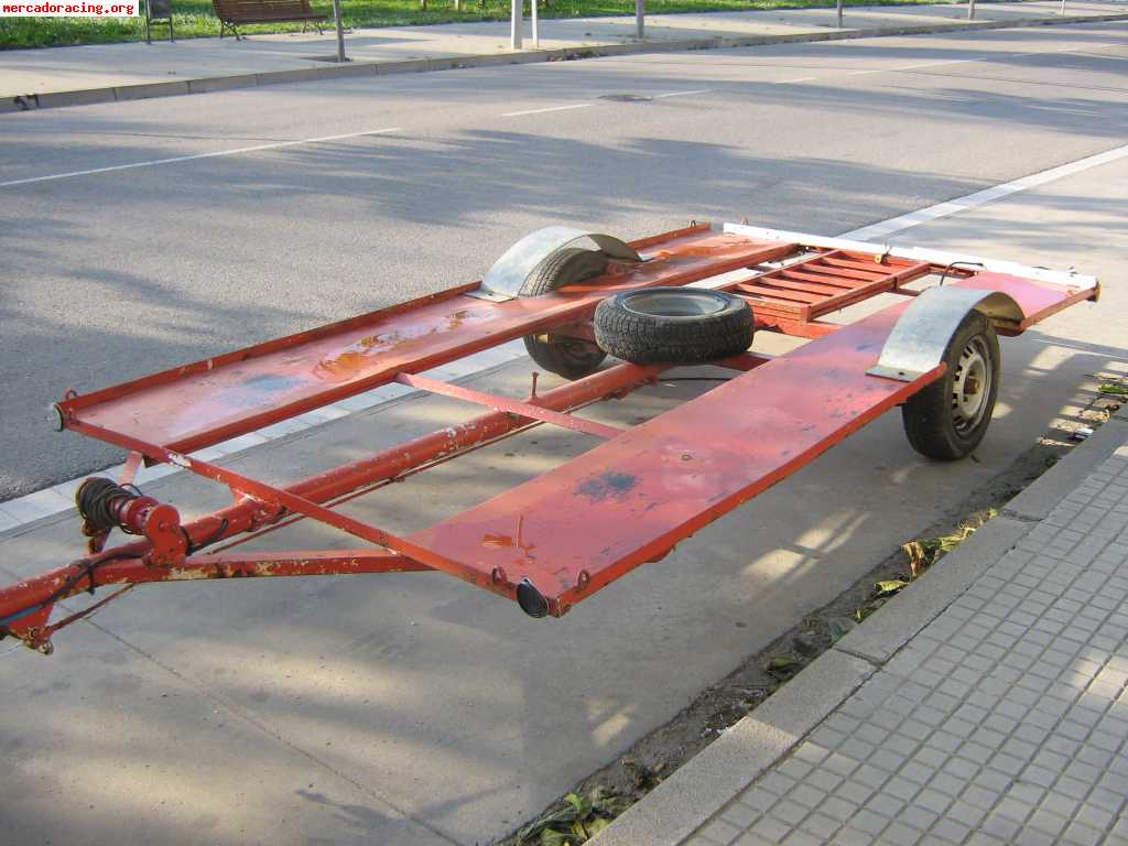 Remolque 1 eje freno de inercia