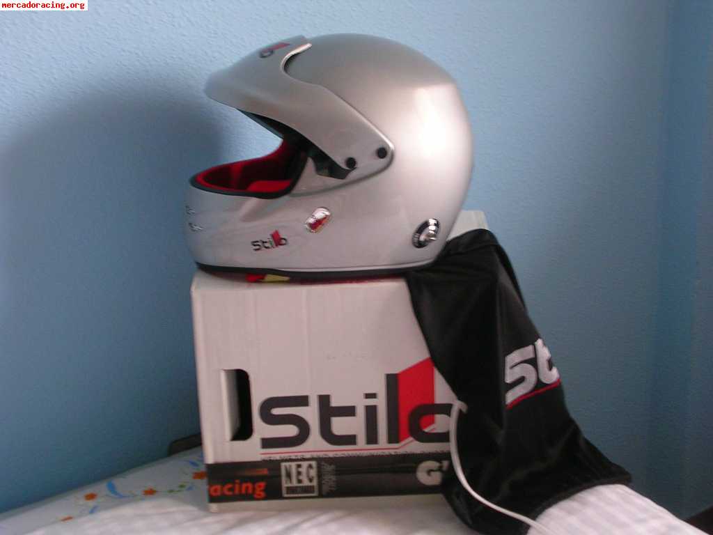 Vendo casco stilo sr3, hans y mono sparco