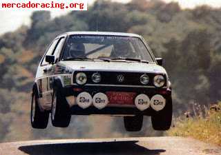 Compró volkswagen golf mk2 de rally de asfalto