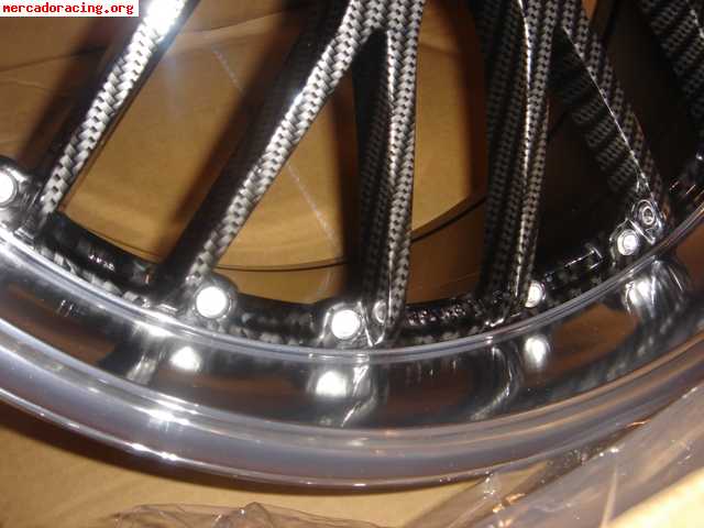 Llantas en efecto fibra de carbono the tuner fashion