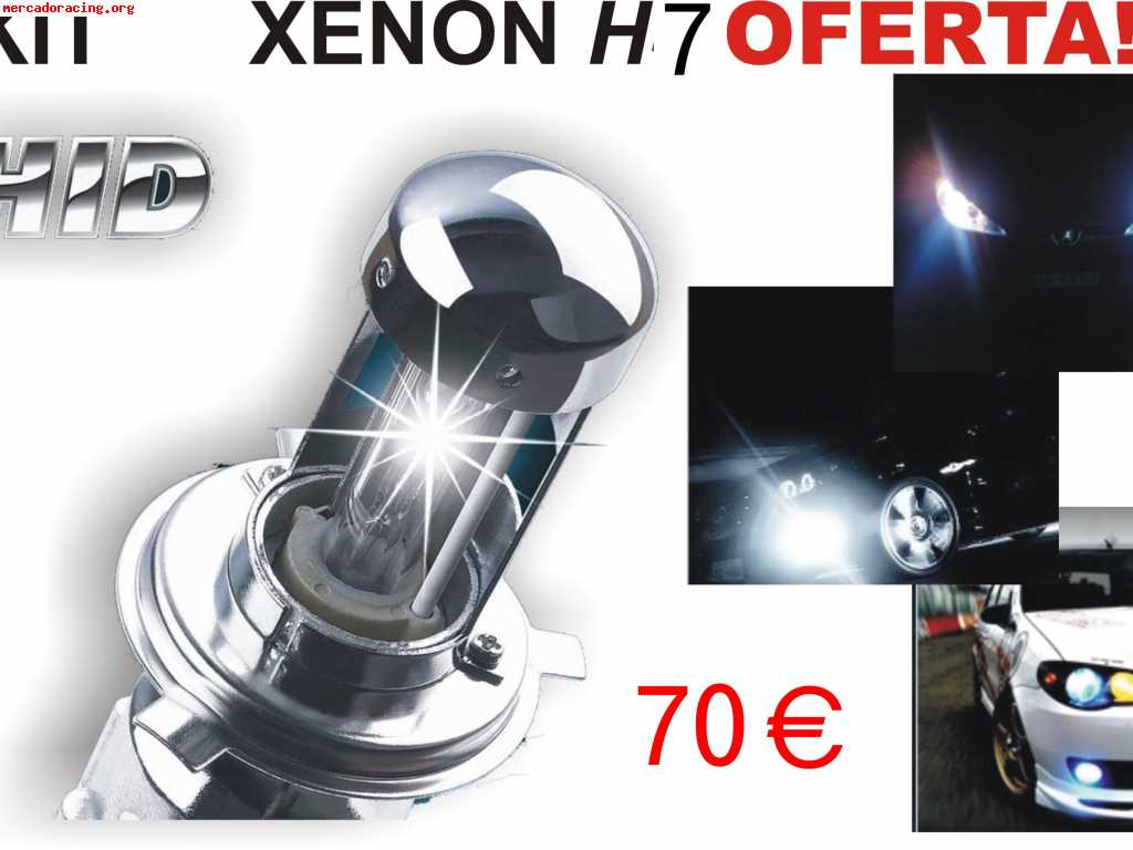 Kit de xenon 6000k 