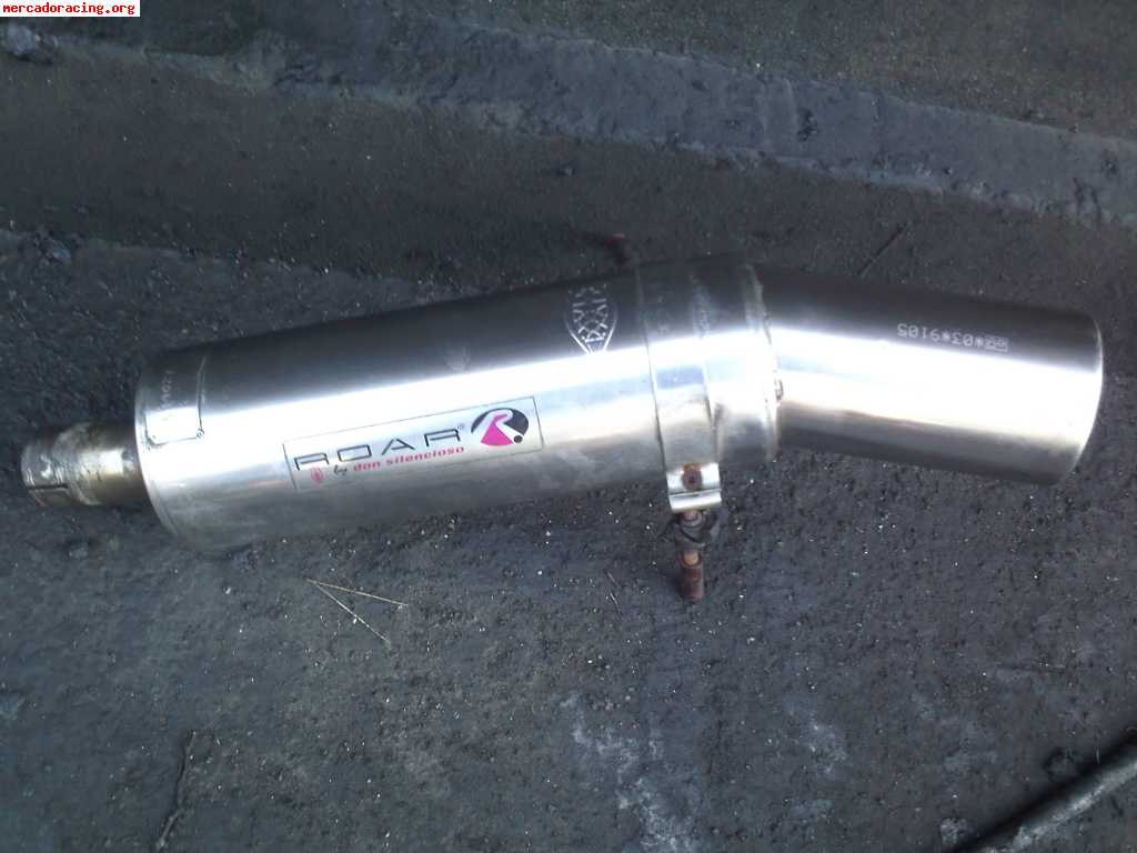 Tubo de escape don silencioso