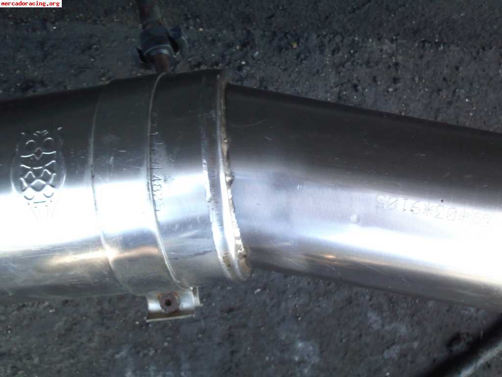 Tubo de escape don silencioso