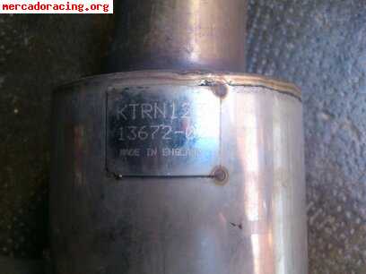 Tubo de escape ktrn para megane sport y meganegt 2.0t