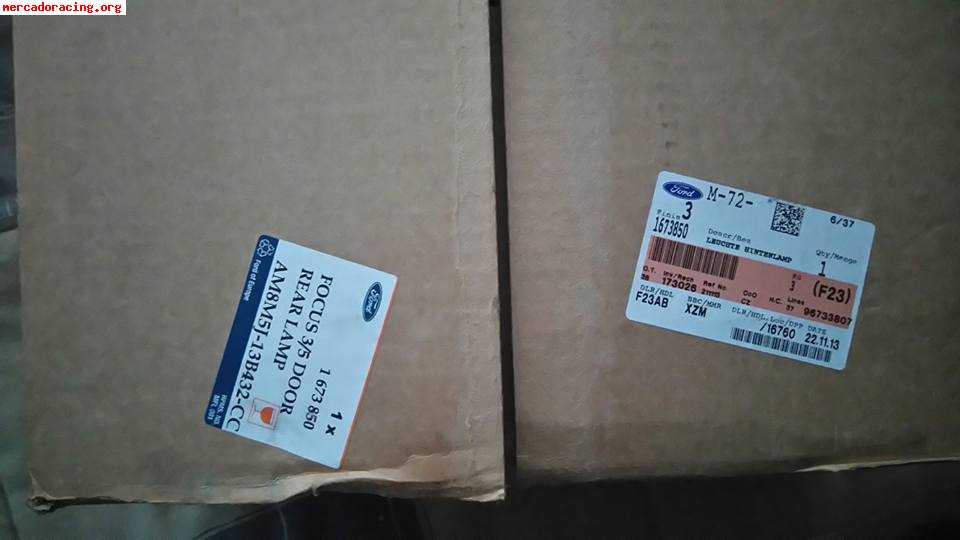 Pilotos traseros focus rs mkii