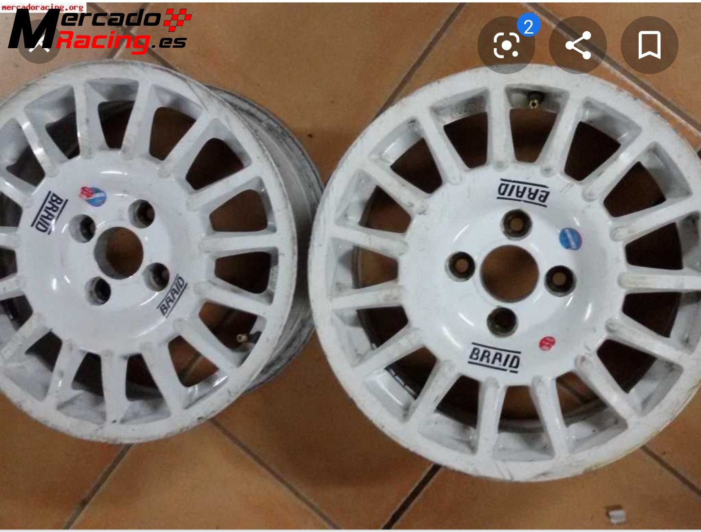 Busco llantas speedline trofeo saxo o braid winrace ta