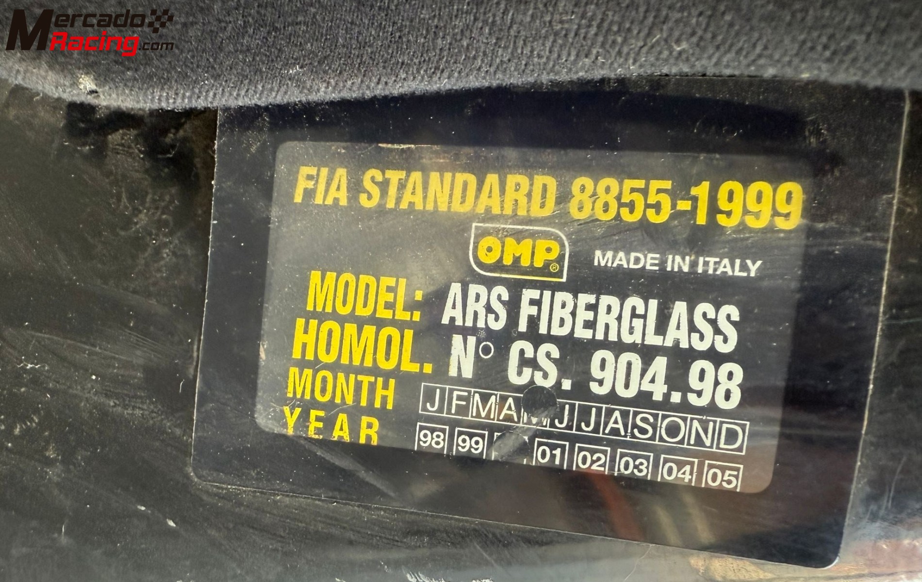 Asiento omp fia fibra caducado 