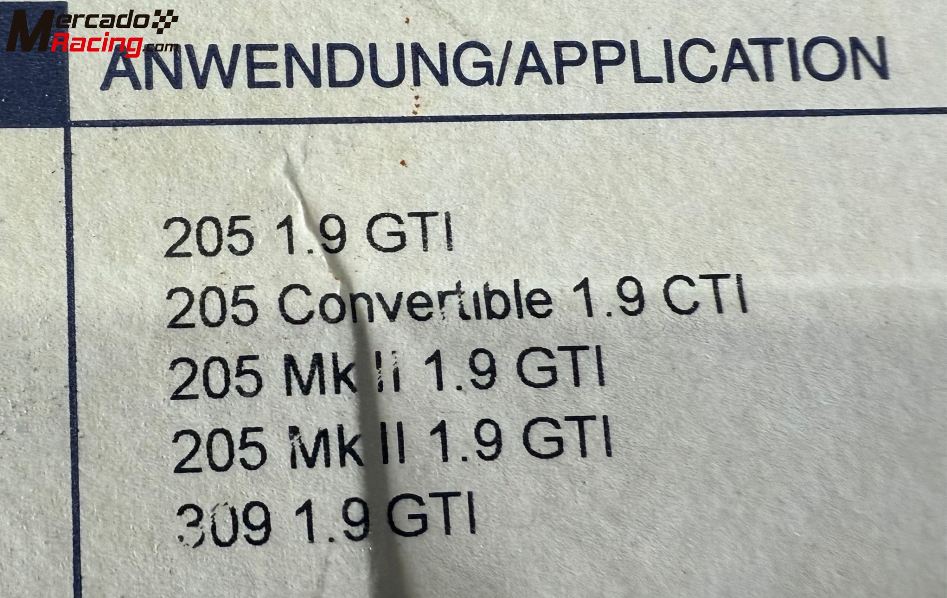 Cables bobinas ngk 205 gti peugeot y 309