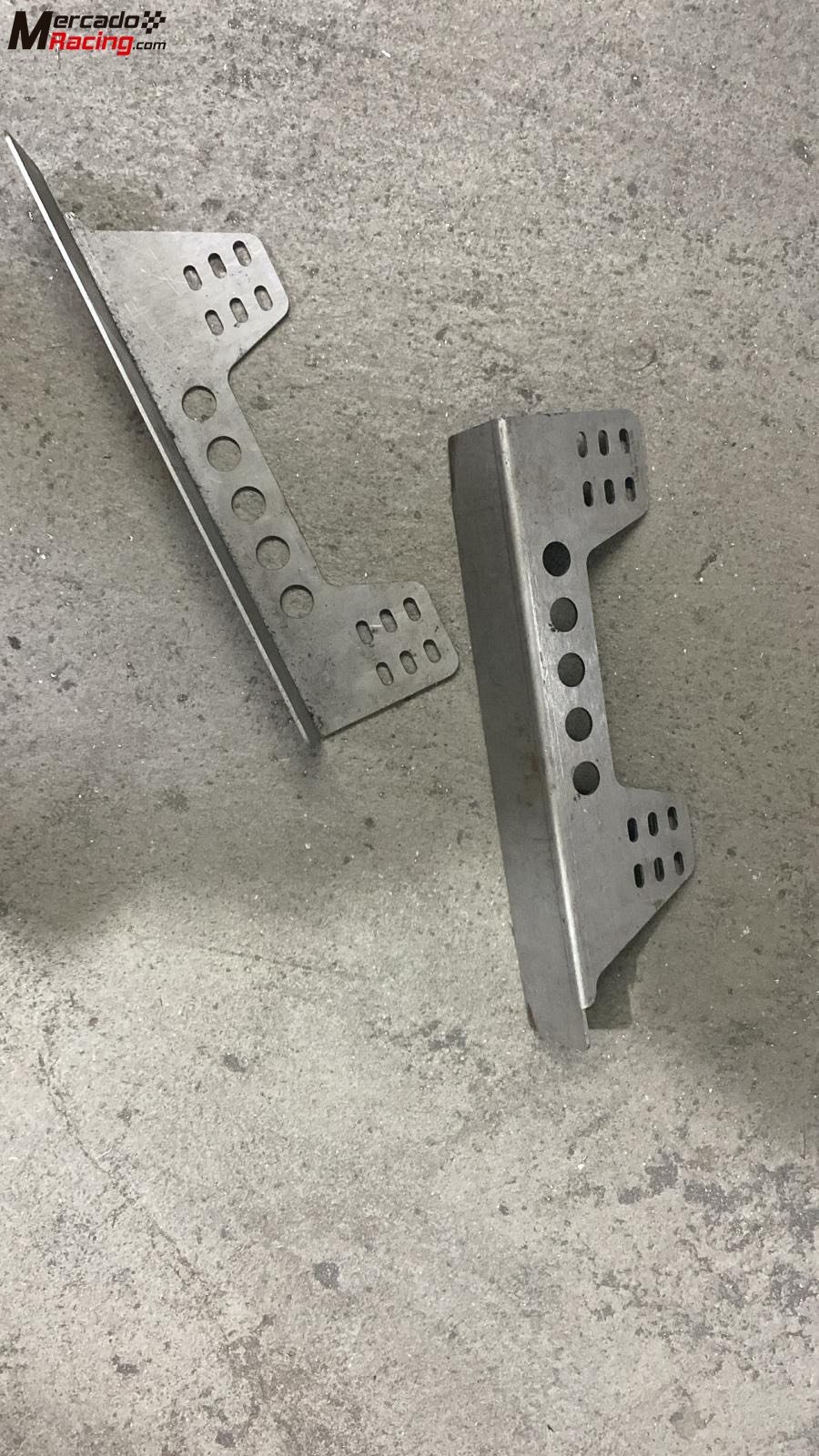 Bases laterales  baquets asientos aluminio 
