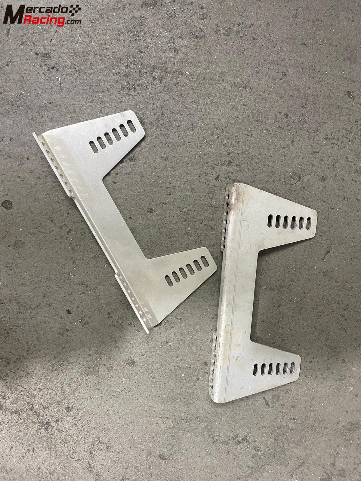 Bases laterales  baquets asientos aluminio 
