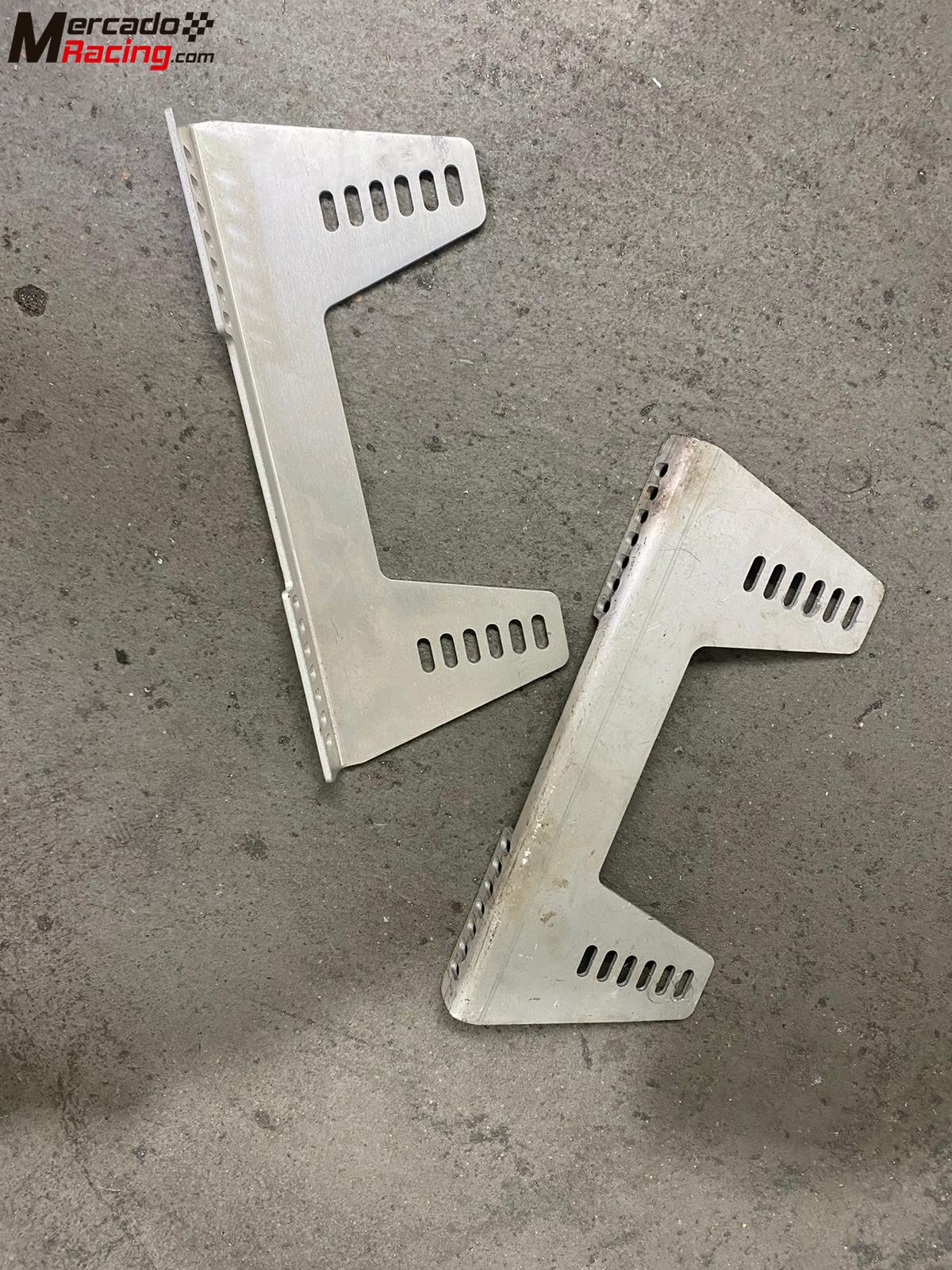 Bases laterales  baquets asientos aluminio 
