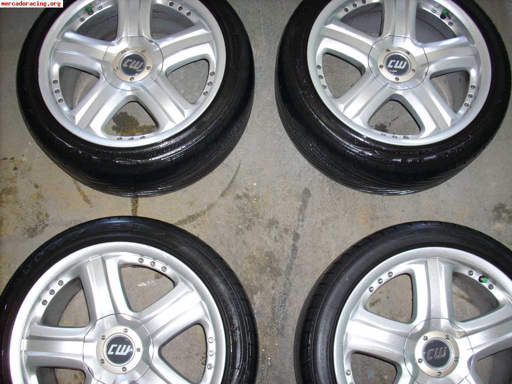 Llantas borbet 17  con neumaticos goodyear eagle f1