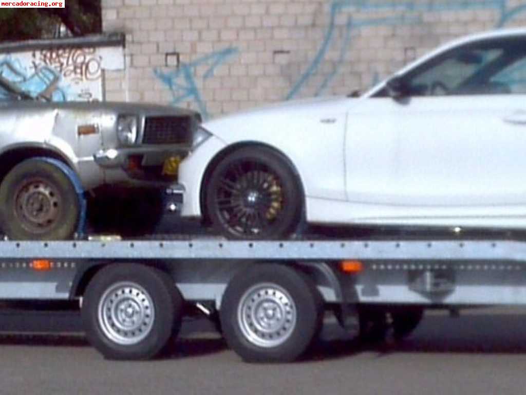 Remolque 2 coches - transporte - nacional - interncional 