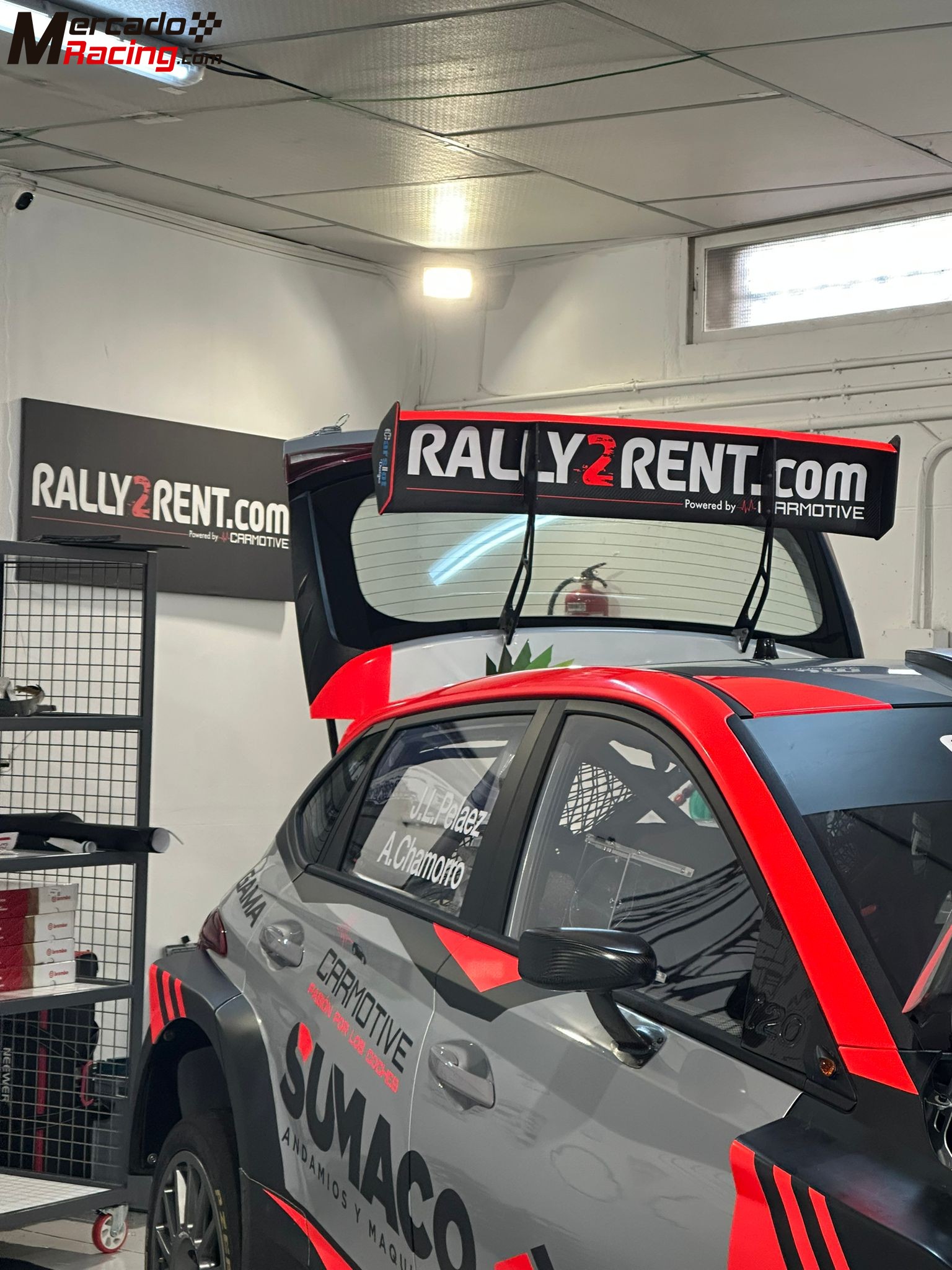 Skoda y hyundai rally2