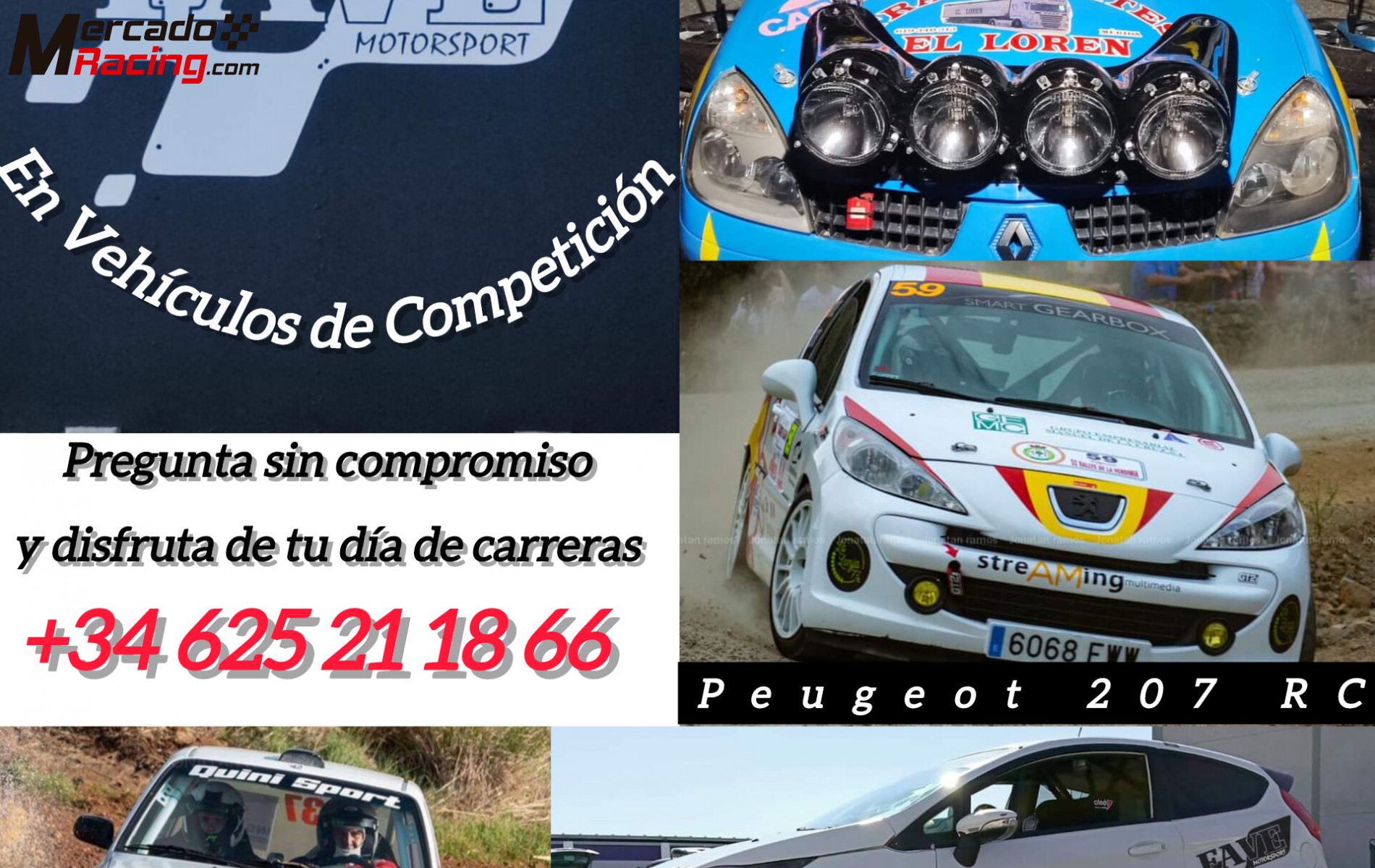 Alquileres de vehículos de rallye 