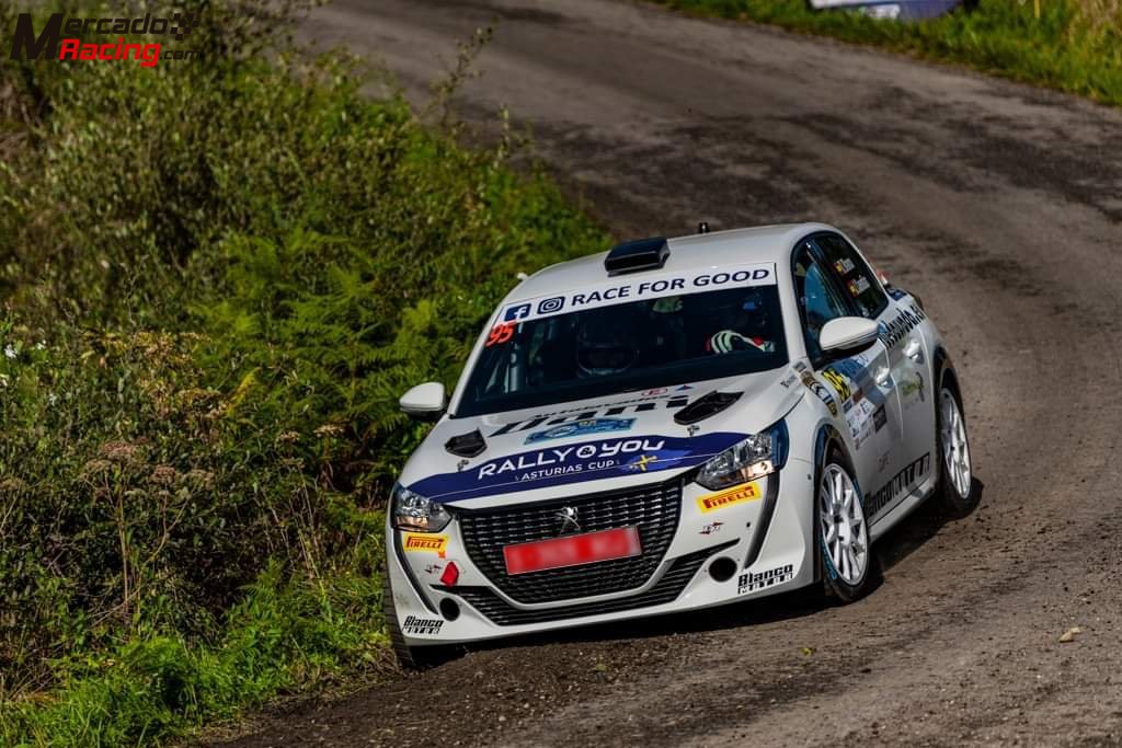 Se alquila peugeot 208 rally4