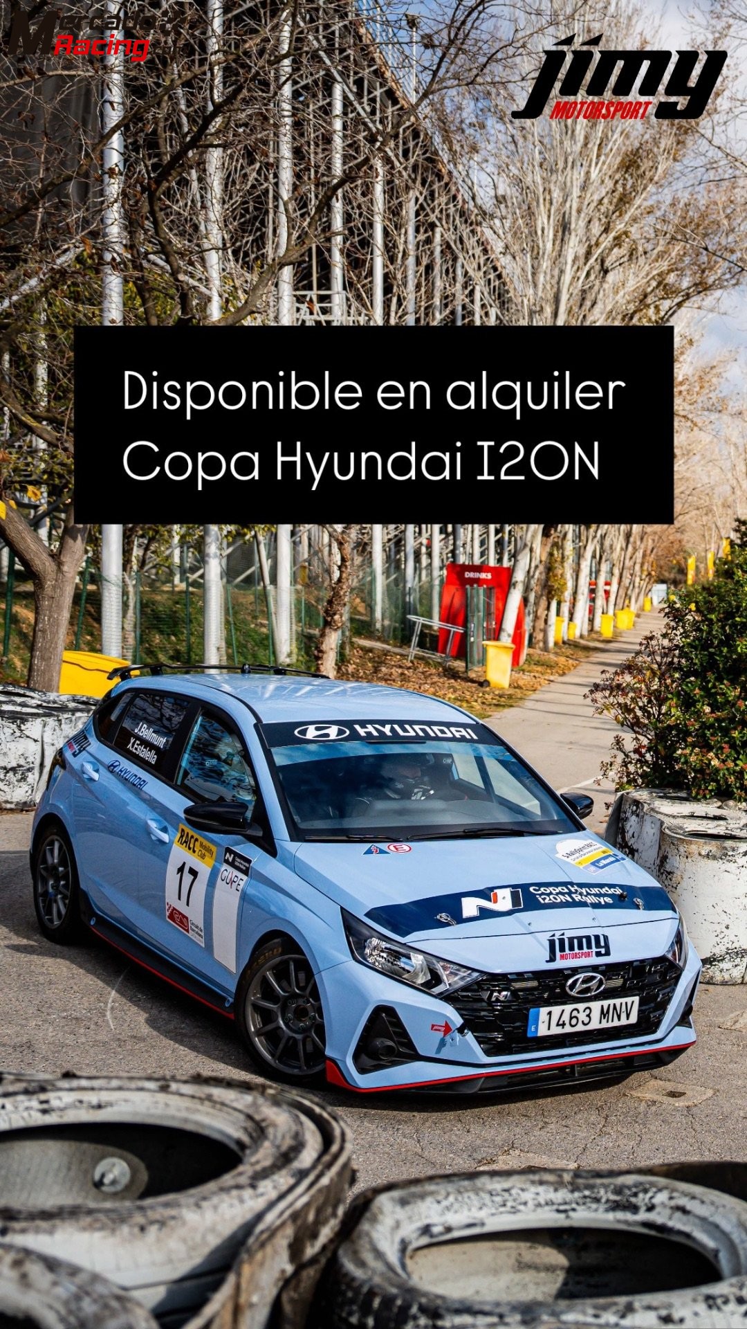 Se alquila hyundai copa i20n rallye