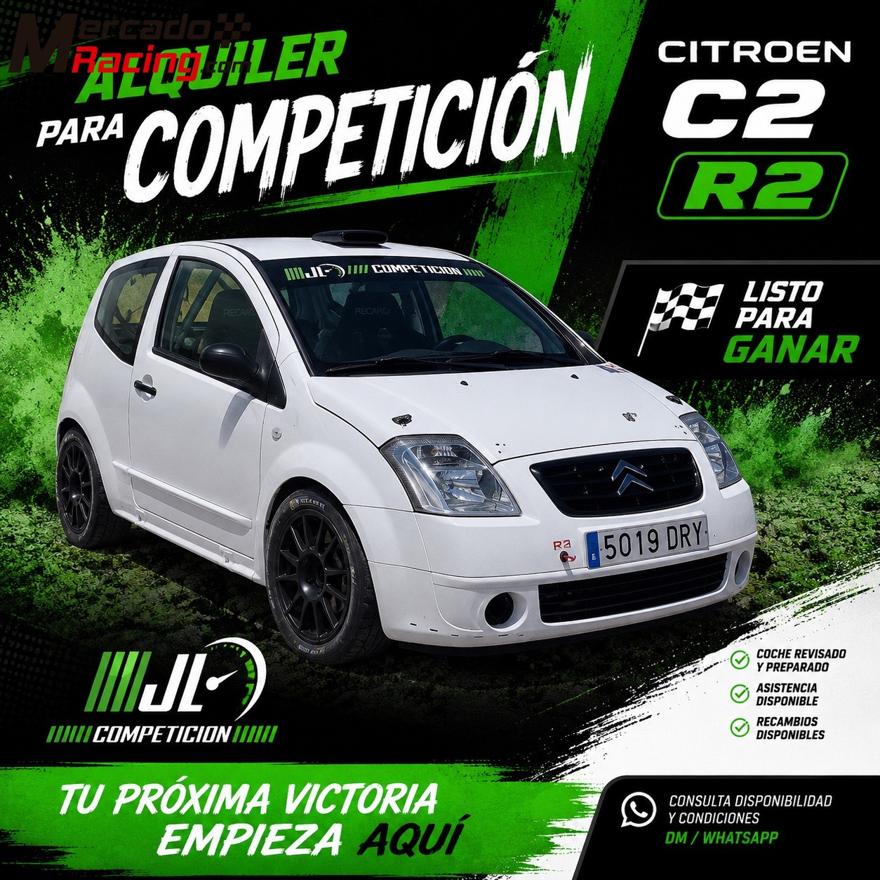 Citroen c2 r2 disponible para alquiler