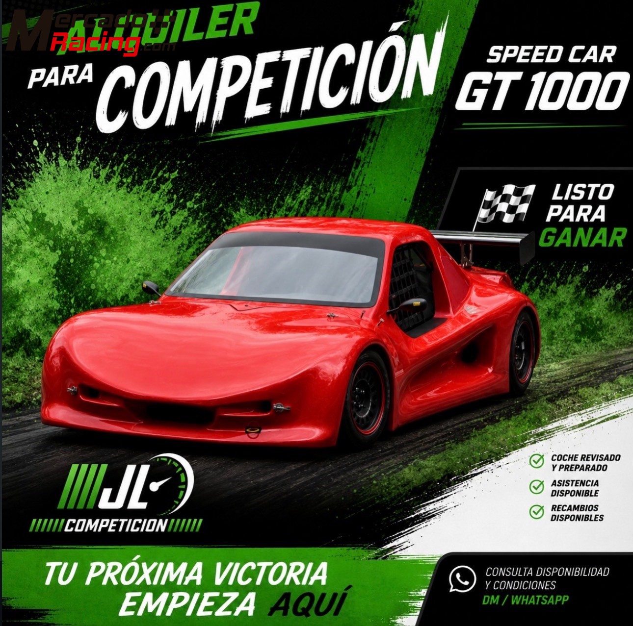 Alquiler speedcar gt 1000