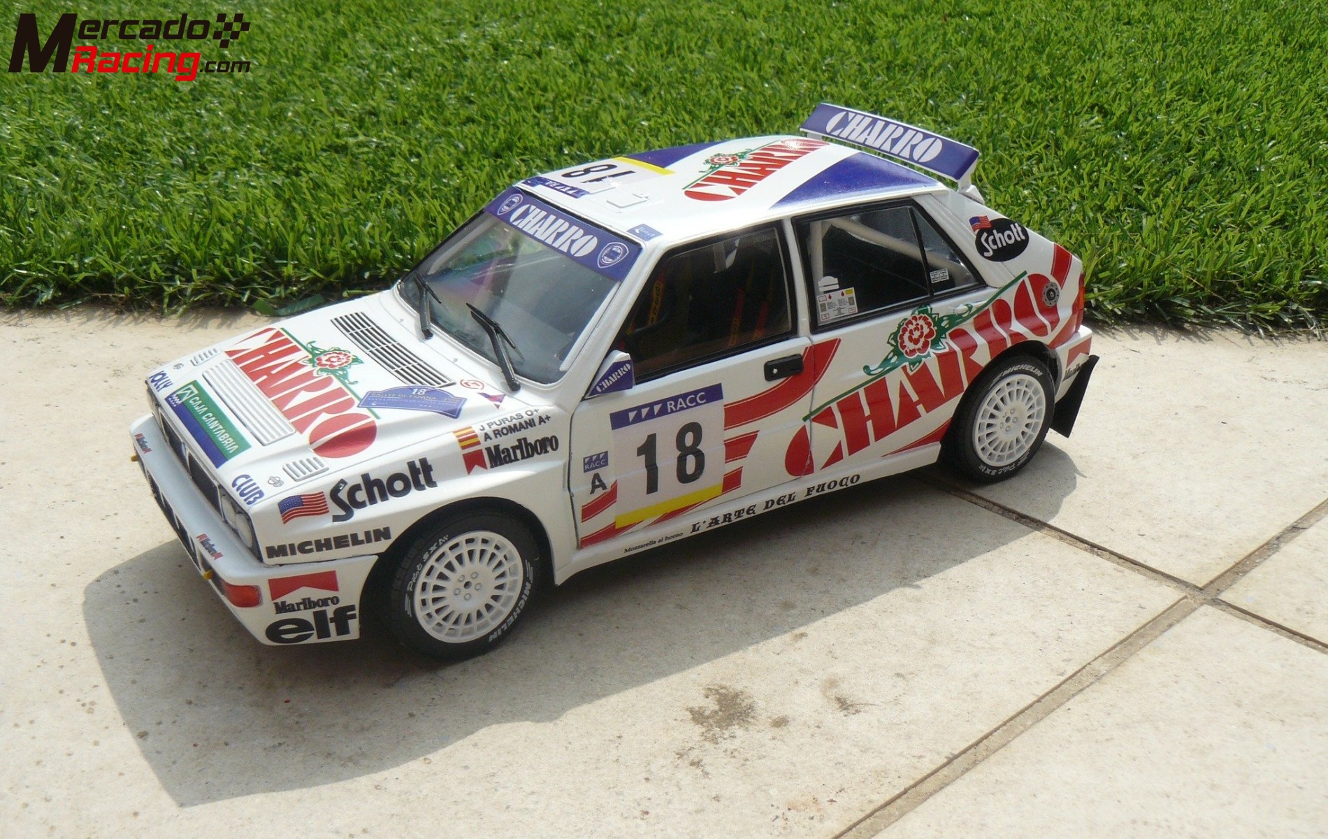 Lancia delta integrale  chus puras, escala 1/18