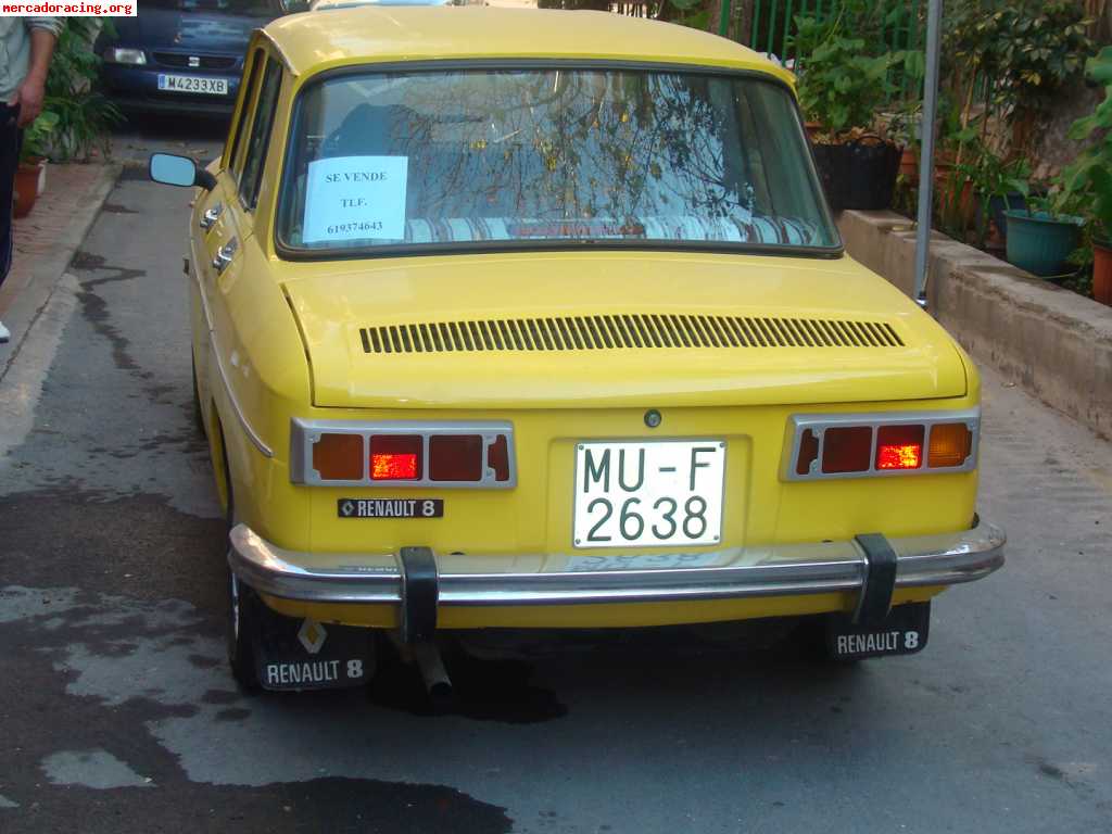 Vendo renault 8   1,100 cc ultimo modelo