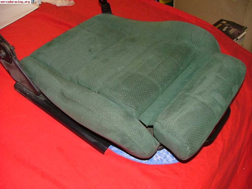 Vendo asientos recaro delta integrale delanteros verdes