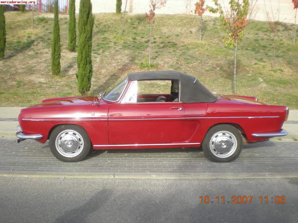 Fantastico renault caravelle cabriolet 1966