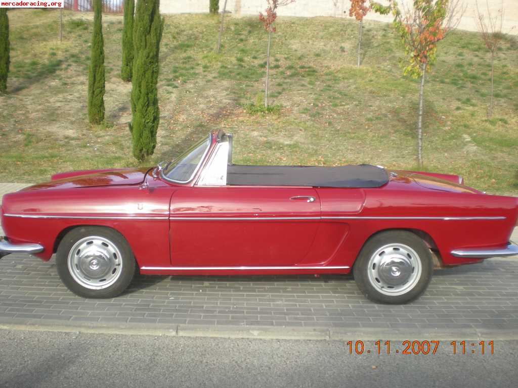 Fantastico renault caravelle cabriolet 1966